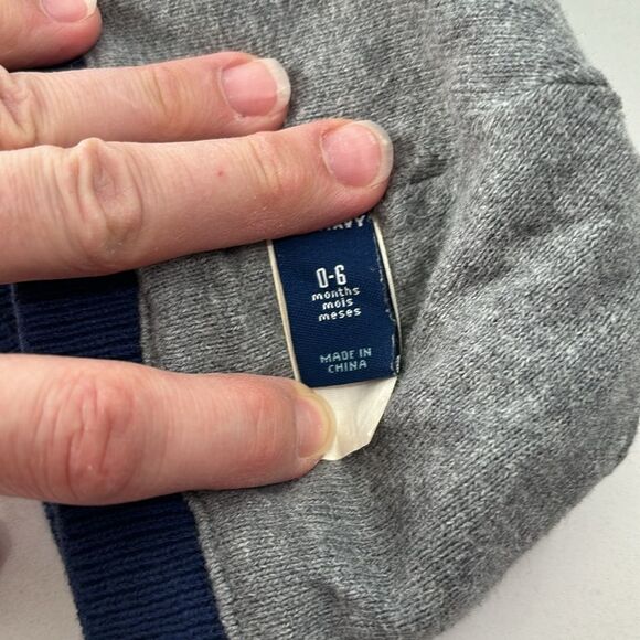 Old Navy | Baby Boys Motorcycle Chopper Knit Striped Beanie Hat Infant - Picture 4 of 6